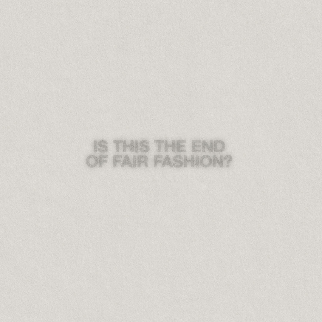 Is this the end of fair fashion?