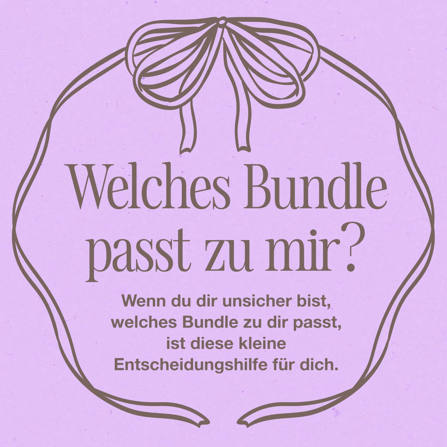 Welches Bundle passt zu mir?