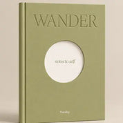 Wander – Notizen an mich selbst | Hardcover-Notizbuch, blanko & liniert