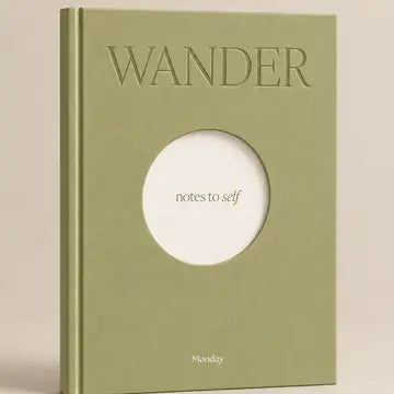 Wander – Notizen an mich selbst | Hardcover-Notizbuch, blanko & liniert