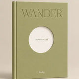 Wander – Notizen an mich selbst | Hardcover-Notizbuch, blanko & liniert