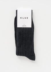 KLUE Bio-Baumwolle Solid Gestrickte Streifen Socken