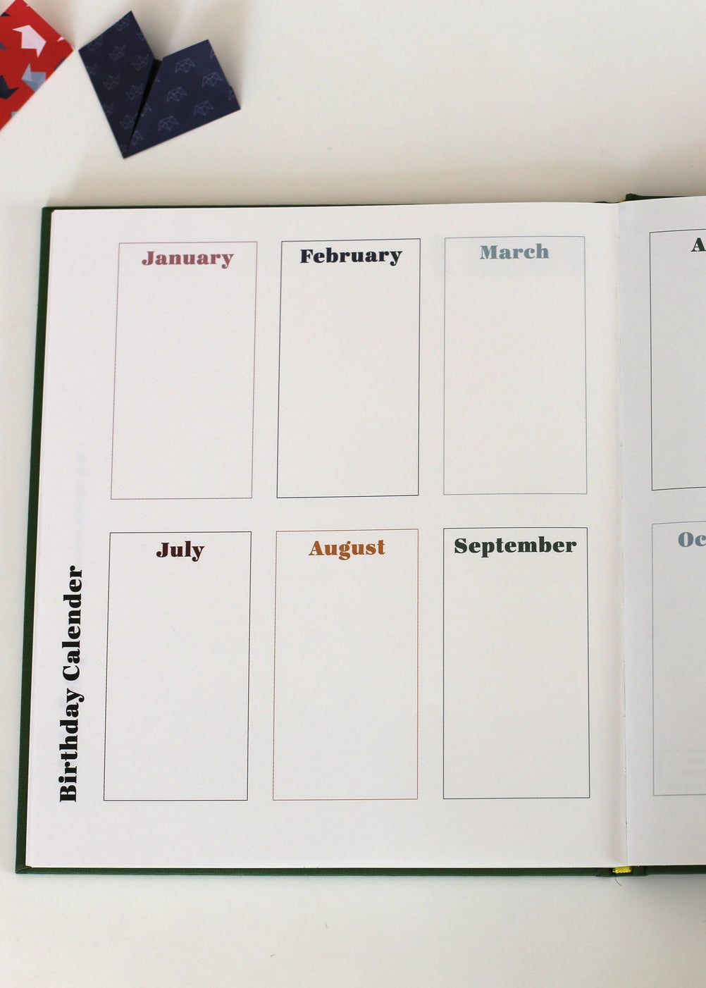 Freundschaftbuch - English