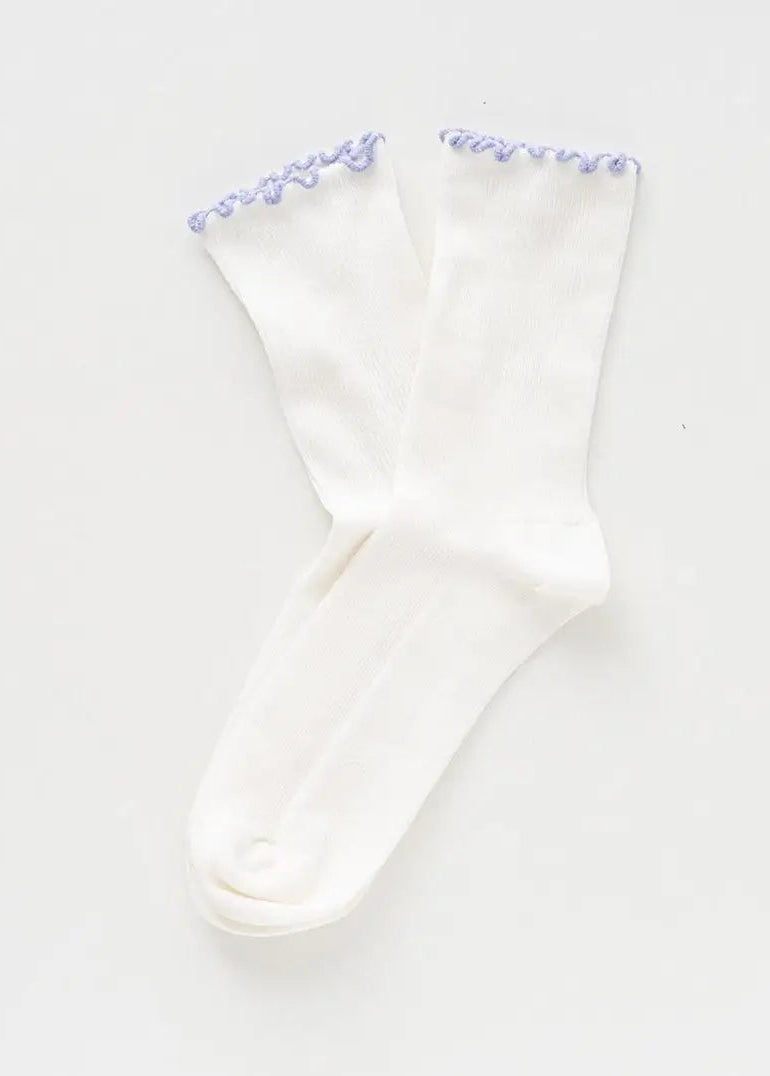 KLUE Bio-Baumwollsocken mit Rüschen