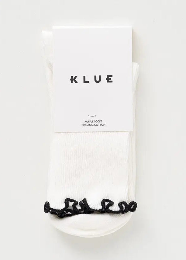 KLUE Bio-Baumwollsocken mit Rüschen