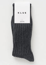KLUE Bio-Baumwolle Solid Gestrickte Streifen Socken