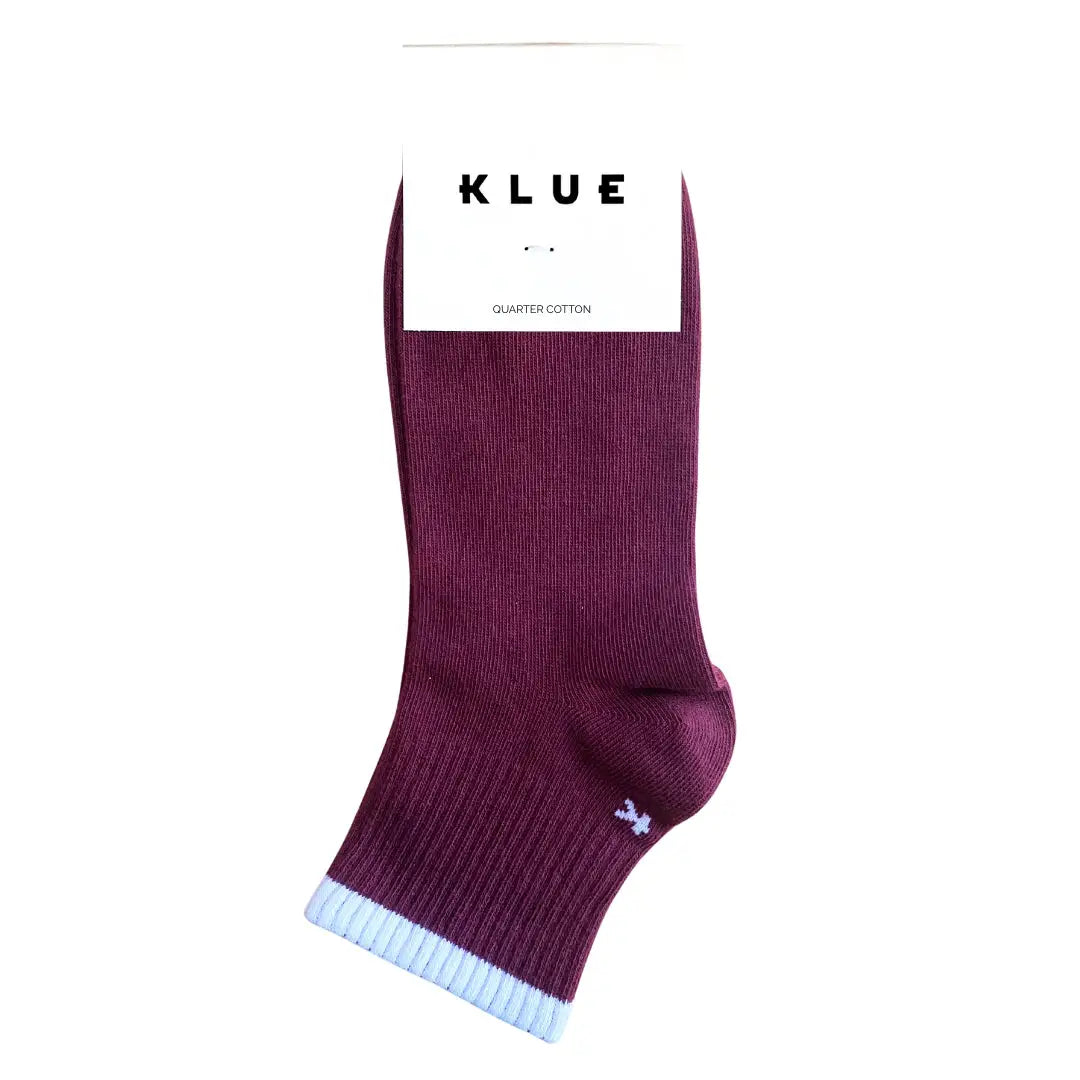 KLUE Kurze Tennissocken aus Bio Baumwolle