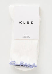 KLUE Bio-Baumwollsocken mit Rüschen