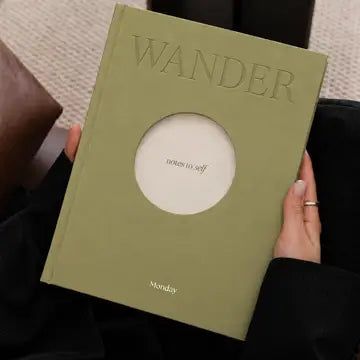 Wander – Notizen an mich selbst | Hardcover-Notizbuch, blanko & liniert