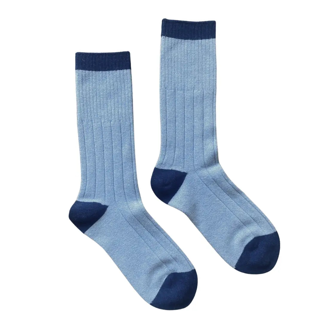 KLUE Merinowollsocken mit Farbakzent