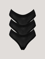 3x Dahlia String ribbed