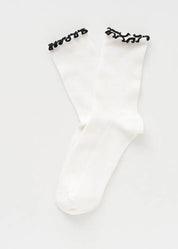 KLUE Bio-Baumwollsocken mit Rüschen