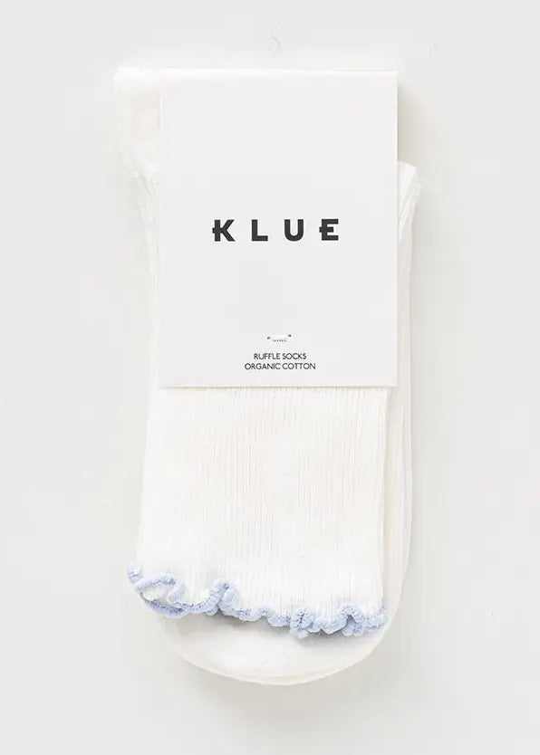 KLUE Bio-Baumwollsocken mit Rüschen