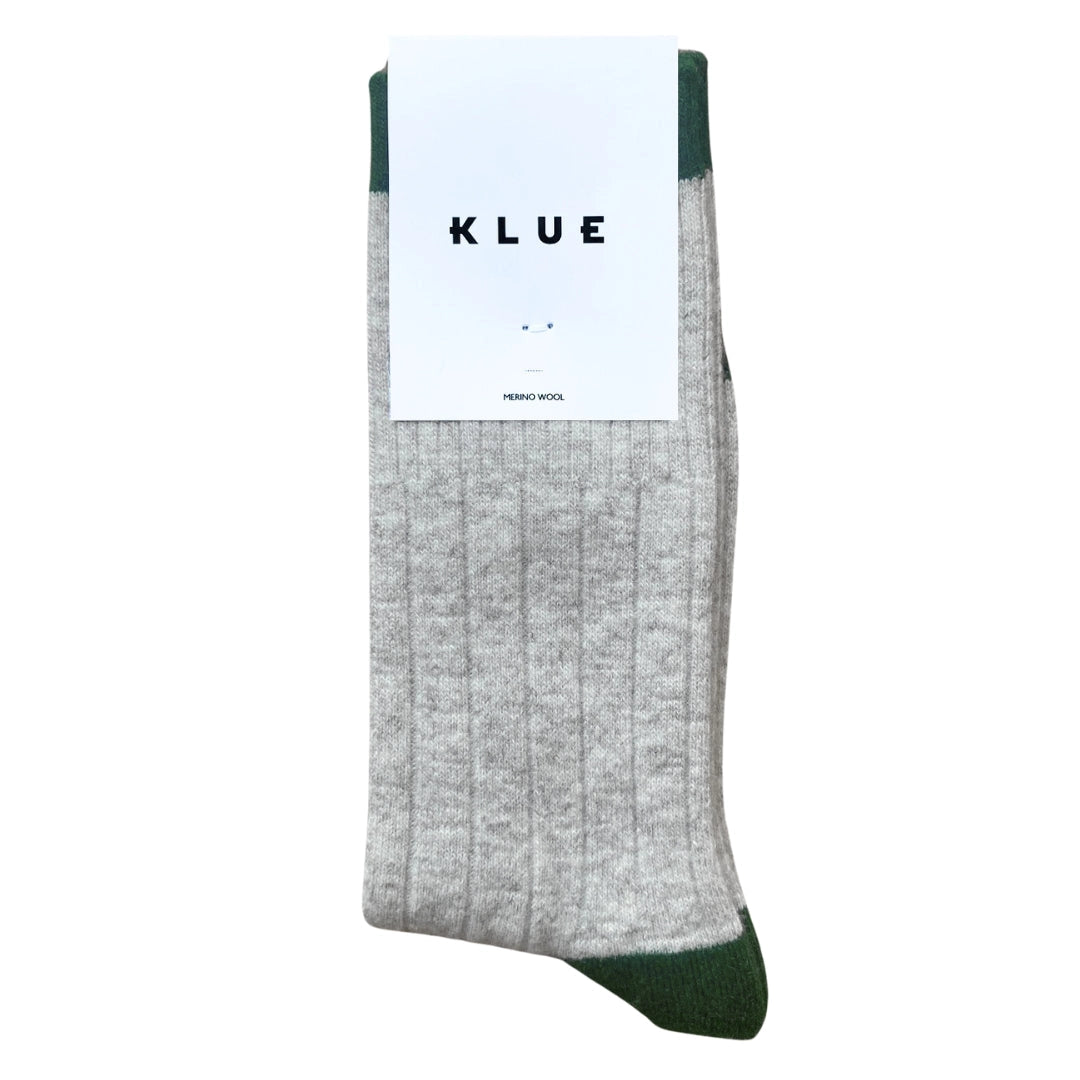 KLUE Merinowollsocken mit Farbakzent